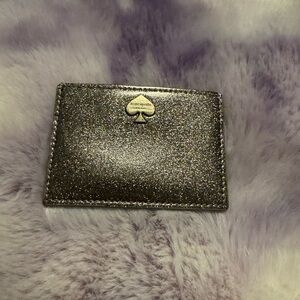 Kate Spade Sparkling Card Holder - Silver